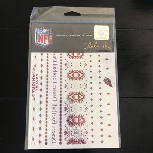 Arizona Cardinals Lulu DK Metallic Jewelry Tattoos